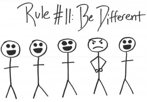 Rule #11: Be Different 