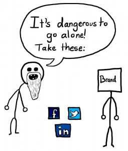 Corporate Share Buttons - The Anti-Social Media